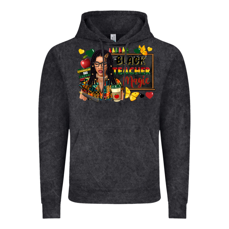 Juneteenth Black Teacher Magic Vintage Hoodie by FaDigitalArtStudio | Teevron
