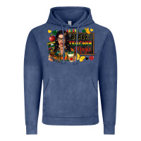 Vintage Denim Juneteenth black teacher magic Vintage Hoodie - FaDigitalArtStudio