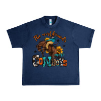 Navy the world needs more cowboys Urban Heavy Tee - OliviaCreatesArt