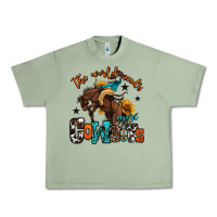 Oil Green the world needs more cowboys Urban Heavy Tee - OliviaCreatesArt