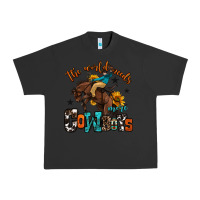 Pigment Black the world needs more cowboys Urban Heavy Tee - OliviaCreatesArt