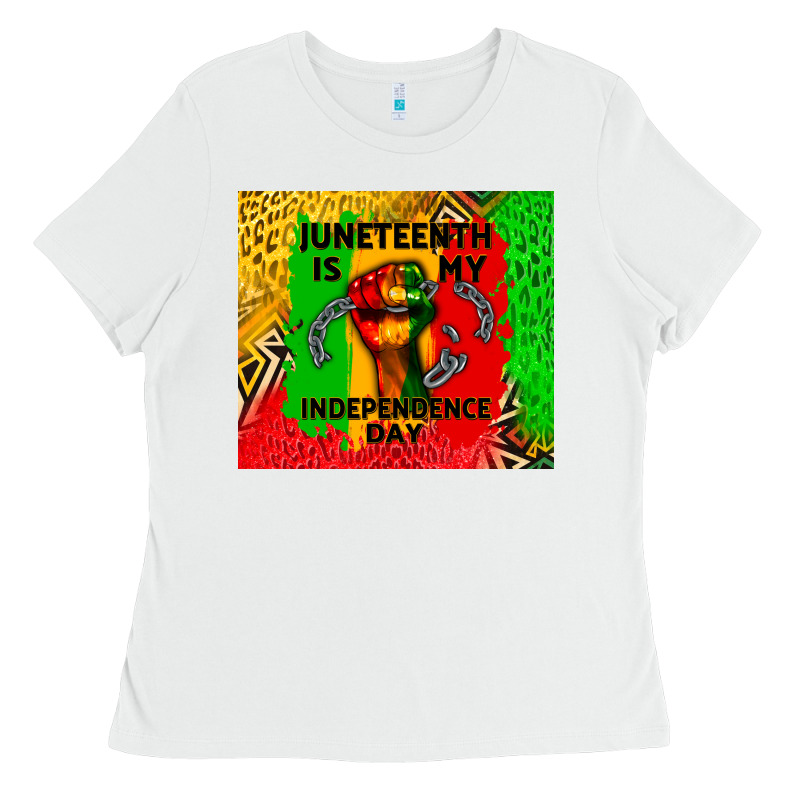 Juneteenth Is My Independence Day Ladies Tee by CowGirlArtShop | Teevron