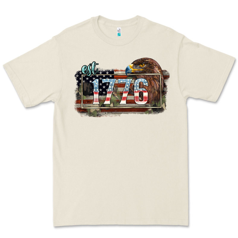 Eat. 1776 Eagle 4th Of July Premium Tee by HowdyJamesFarm | Teevron