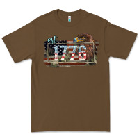 Cacao Eat. 1776 eagle 4th of july Premium Tee - HowdyJamesFarm