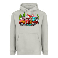 Moon Dust cna nurse truck with cactus and sunflowers Heavyweight Hoodie - AdoDesignShop