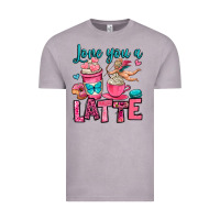 Vintage Zinc love you a latte Vintage Tee - OliviaCreatesArt