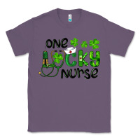 Lavender Saint Patricks One Lucky Nurse Classic Tee - RanaPortraitStore