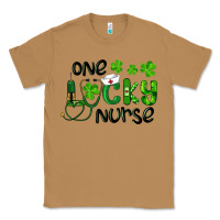 Toasted Coconut Saint Patricks One Lucky Nurse Classic Tee - RanaPortraitStore