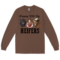 Chestnut hanging with my heifers Long Sleeve Tee - RanaPortraitStore