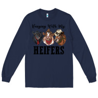 Navy hanging with my heifers Long Sleeve Tee - RanaPortraitStore