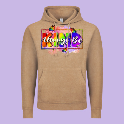 Always Be Kind Vintage Hoodie Designed By Fadigitalartstudio