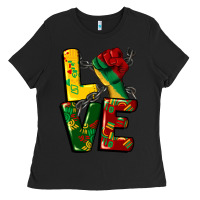 Black love juneteenth Ladies Tee - CowGirlArtShop