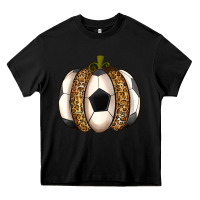 Black Soccer Pumpkin Heavy Core Tee - texasbilliewilder