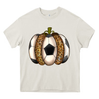 Cream Soccer Pumpkin Heavy Core Tee - texasbilliewilder