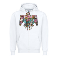 White gypsy soul thunderbird Zipper Hoodie - BarkalooDesign