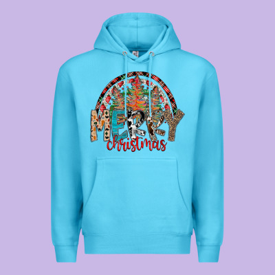 Merry Christmas Premium Hoodie Designed By Cowhidedigitalart
