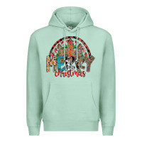 Seafoam Merry Christmas Premium Hoodie - CowhideDigitalArt