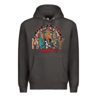 Smoke Merry Christmas Premium Hoodie - CowhideDigitalArt