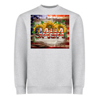 Heather Grey patriotic yaya tumbler Heavyweight Sweatshirt - BarkalooDesign