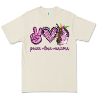 Bone Peace Love Unicorn Premium Tee - Jasminsmagicworld