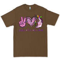 Cacao Peace Love Unicorn Premium Tee - Jasminsmagicworld