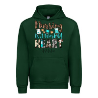 Forest Green nursing is a work of heart Urban Hoodie - JahusDesignShop