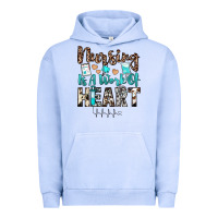Pigment Grape Ice nursing is a work of heart Urban Hoodie - JahusDesignShop