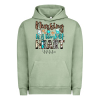 Pigment Oil Green nursing is a work of heart Urban Hoodie - JahusDesignShop