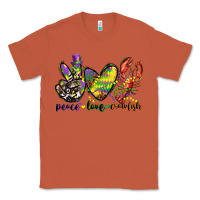 Copper peace love crawfish mardi gras Classic Tee - CowGirlArtShop
