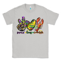 Moon Dust peace love crawfish mardi gras Classic Tee - CowGirlArtShop