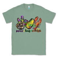 Sage peace love crawfish mardi gras Classic Tee - CowGirlArtShop