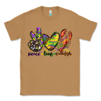Toasted Coconut peace love crawfish mardi gras Classic Tee - CowGirlArtShop