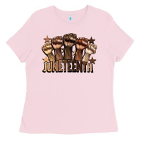 Bubblegum Pink melanin juneteenth Ladies Tee - CowGirlArtShop