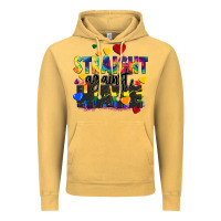 Vintage Mustard straight against hate Vintage Hoodie - FaDigitalArtStudio