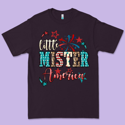 Little Mister America 4th Of July Premium Tee Designed By Howdyjamesfarm