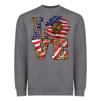 Storm patriotic sunflower love Heavyweight Sweatshirt - BarkalooDesign