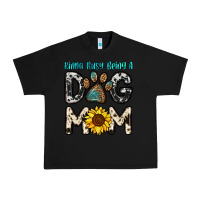 Black kinda busy being a dog mom Urban Heavy Tee - OliviaCreatesArt