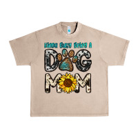 French Oak kinda busy being a dog mom Urban Heavy Tee - OliviaCreatesArt