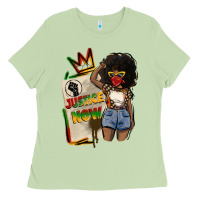 Matcha juneteenth justice now Ladies Tee - CowGirlArtShop