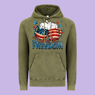 Tastes Like Freedom Vintage Hoodie Designed By Fadigitalartstudio