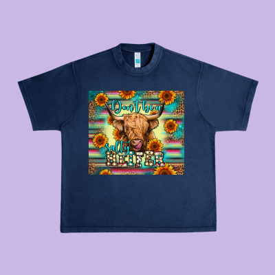 Don't Be A Salty Heifer Urban Heavy Tee Designed By Jasminsmagicworld