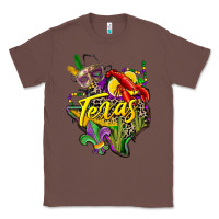 Chestnut texas map mardi gras Classic Tee - CowGirlArtShop