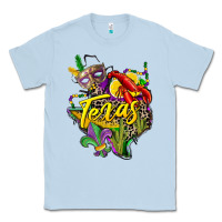 Texas Map Mardi Gras Classic Tee | Teevron