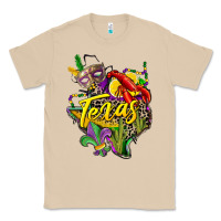 Mushroom texas map mardi gras Classic Tee - CowGirlArtShop