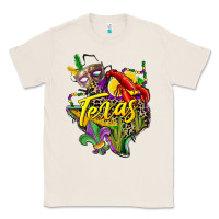Natural texas map mardi gras Classic Tee - CowGirlArtShop
