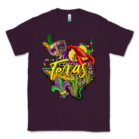 Plum texas map mardi gras Classic Tee - CowGirlArtShop