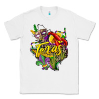 White texas map mardi gras Classic Tee - CowGirlArtShop