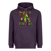 Plum cheers to the new year with beers Heavyweight Hoodie - AdoDesignShop