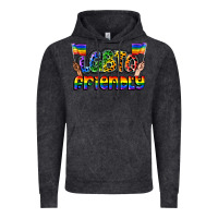 Vintage Black lgbtq friendly pride Vintage Hoodie - FaDigitalArtStudio