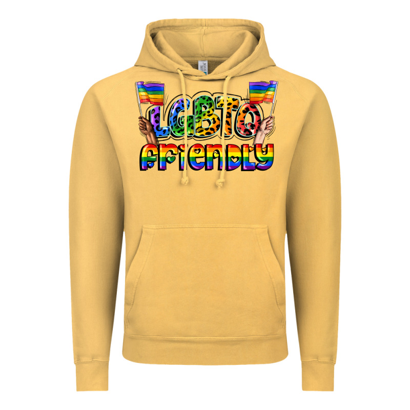 Lgbtq Friendly Pride Vintage Hoodie by FaDigitalArtStudio | Teevron